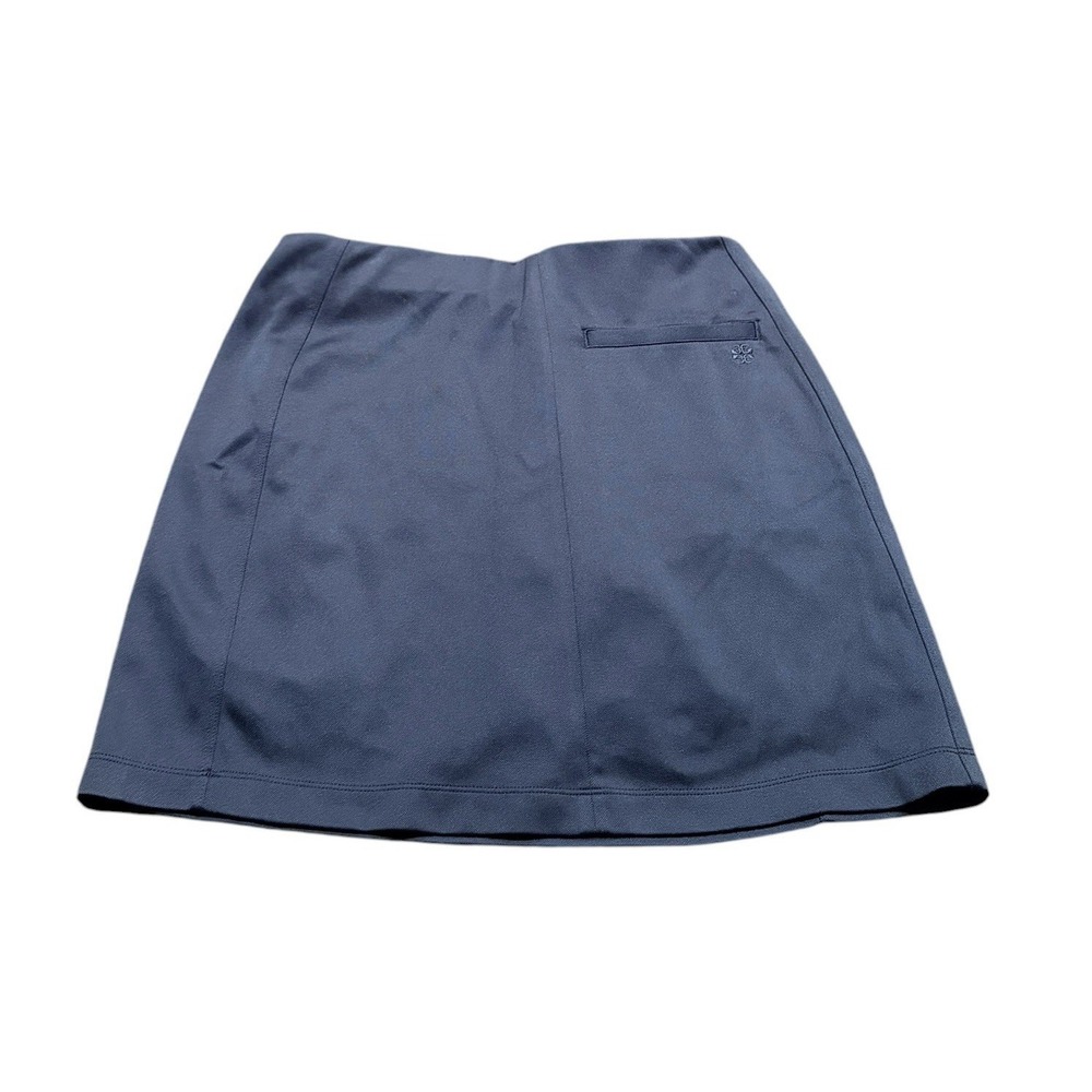 Tory Burch Sport Navy Blue Solid Golf Skirt Skort Women's Size Medium - Picture 2 of 9